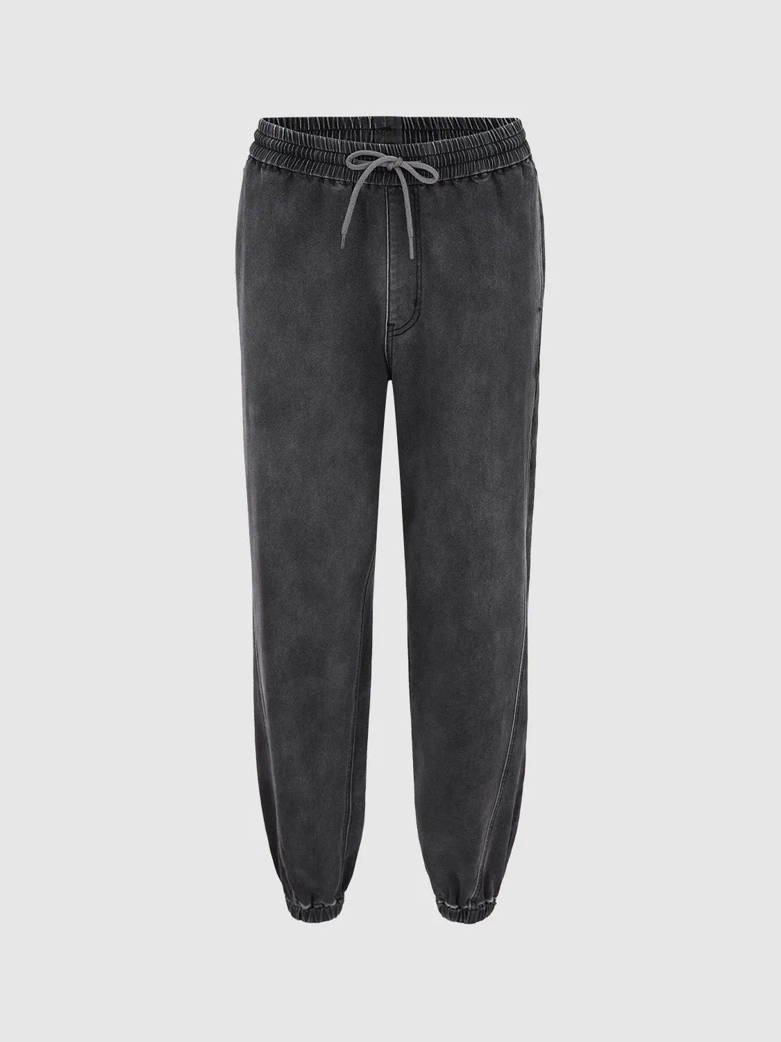 Drawstring Waist Loose Jeans sold by Urban Revivo