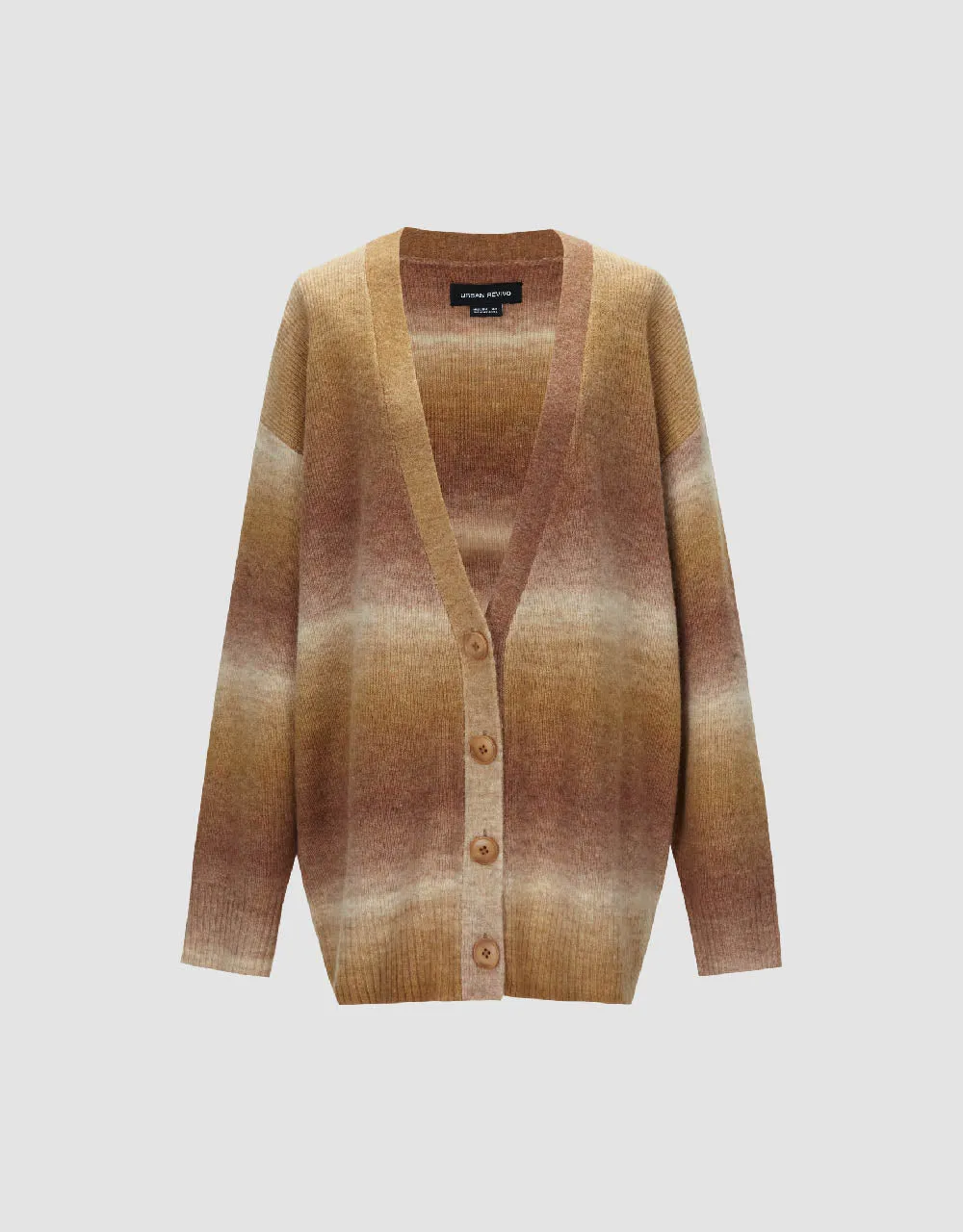 V-Neck Knitted Cardigan sold by Urban Revivo product image thumbnail 2