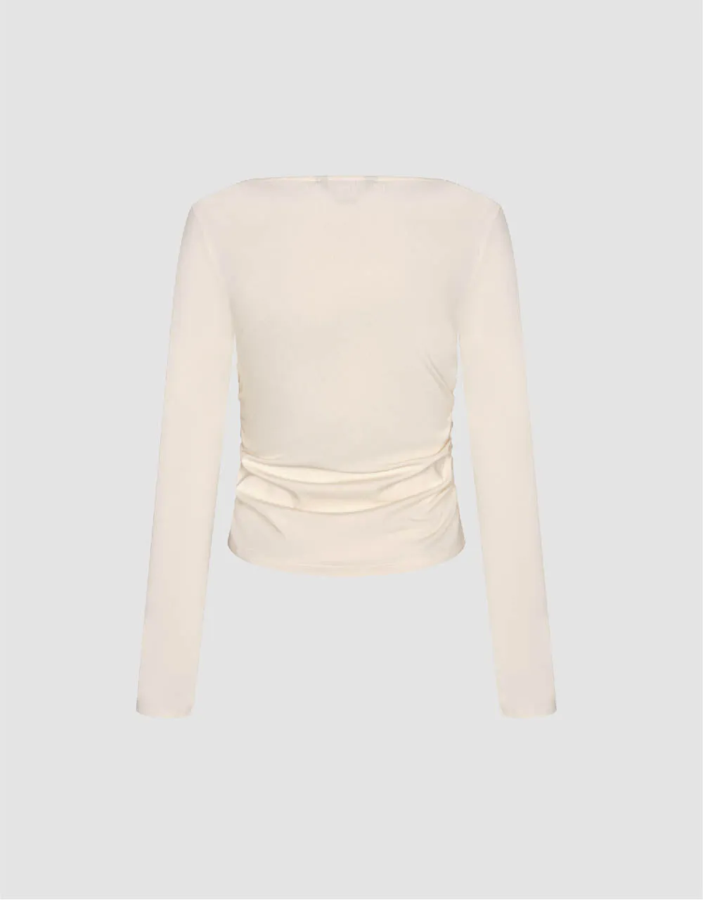 V-Neck Skinny Knitted T-Shirt sold by Urban Revivo product image thumbnail 5