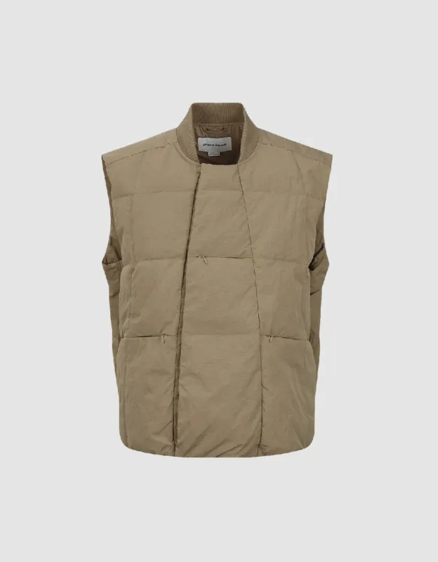 Loose Straight Padded Waistcoat made by Urban Revivo