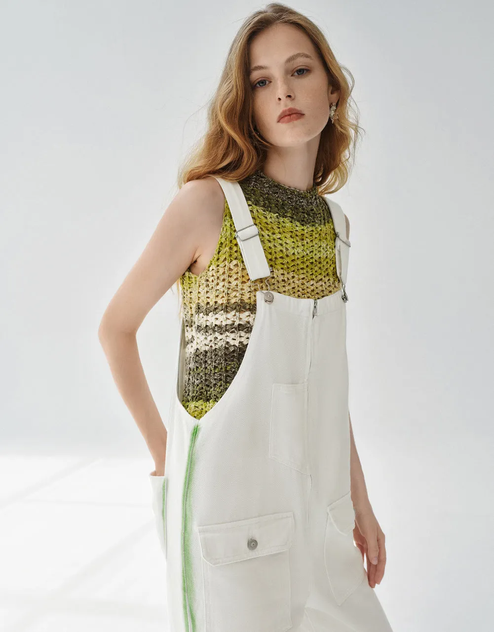 Denim Overall With Pockets sold by Urban Revivo product image thumbnail 3