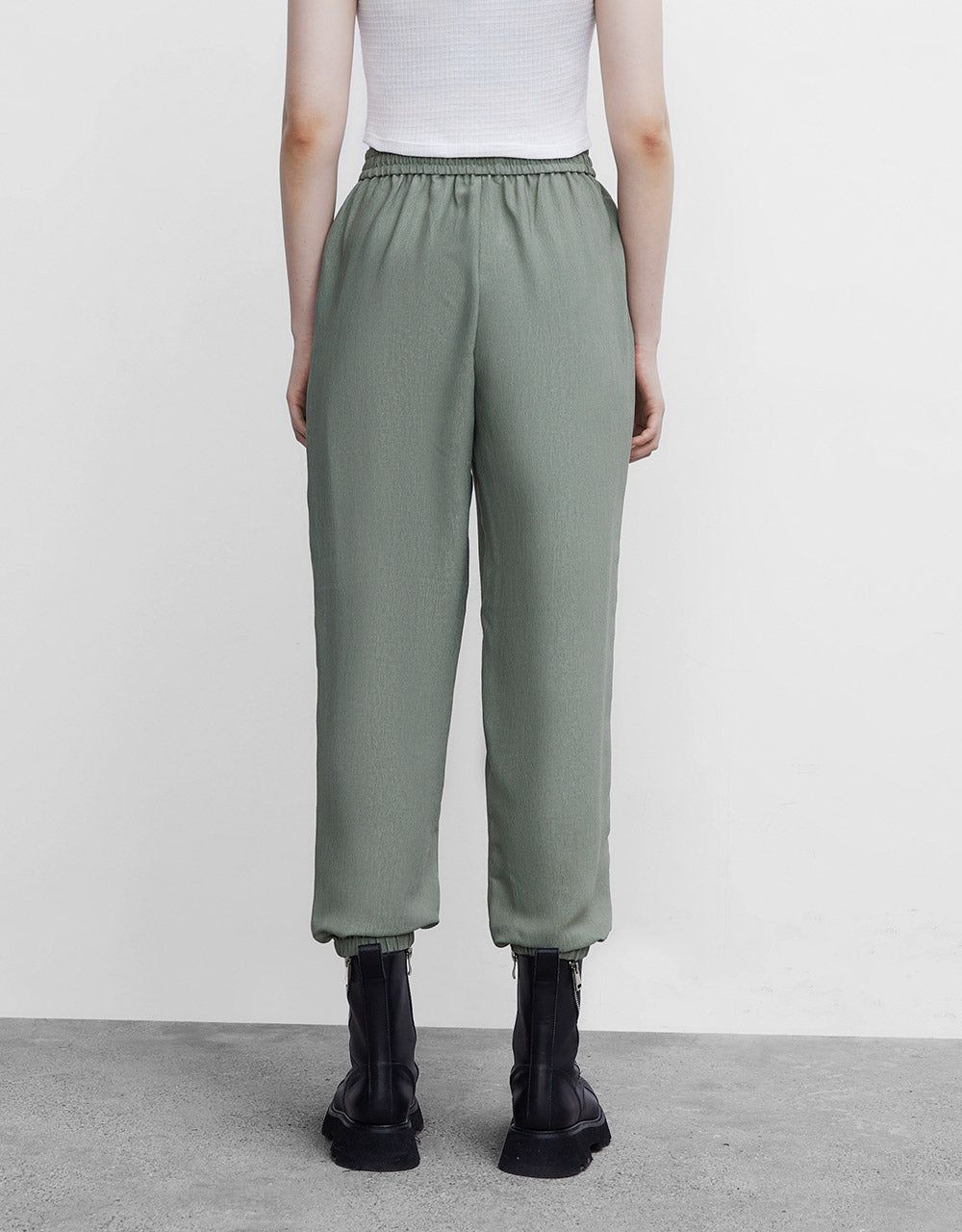 Drawstring Waist Joggers sold by Urban Revivo product image thumbnail 4