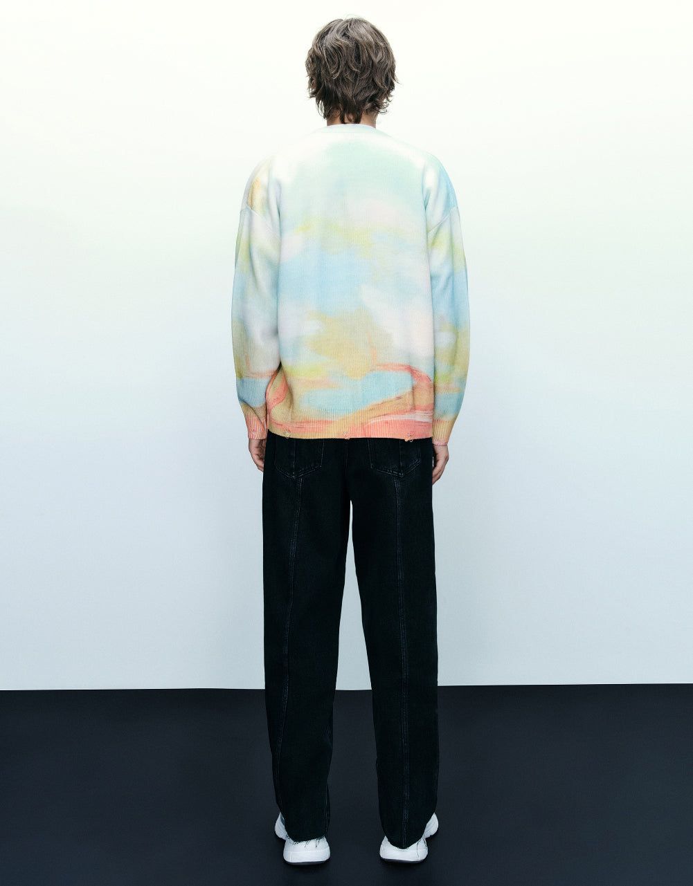 Cartoon Printed Knitted Cardigan sold by Urban Revivo product image thumbnail 4