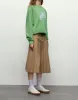 Pleated Midi A-Line Skirt sold by Urban Revivo