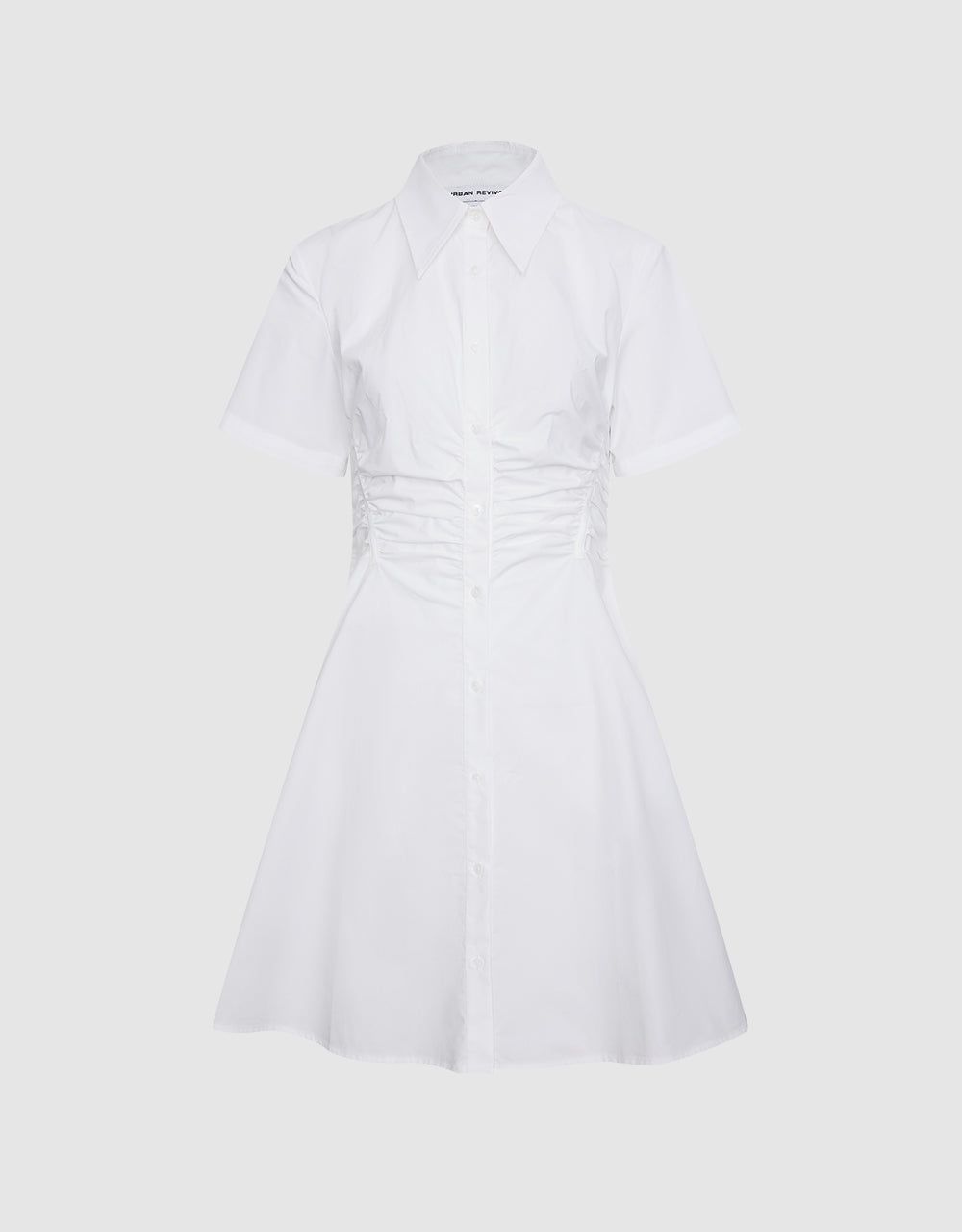 Ruched Shirt Dress sold by Urban Revivo product image thumbnail 2