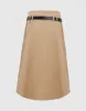 Pleated Midi A-Line Skirt sold by Urban Revivo