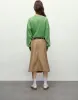 Pleated Midi A-Line Skirt sold by Urban Revivo