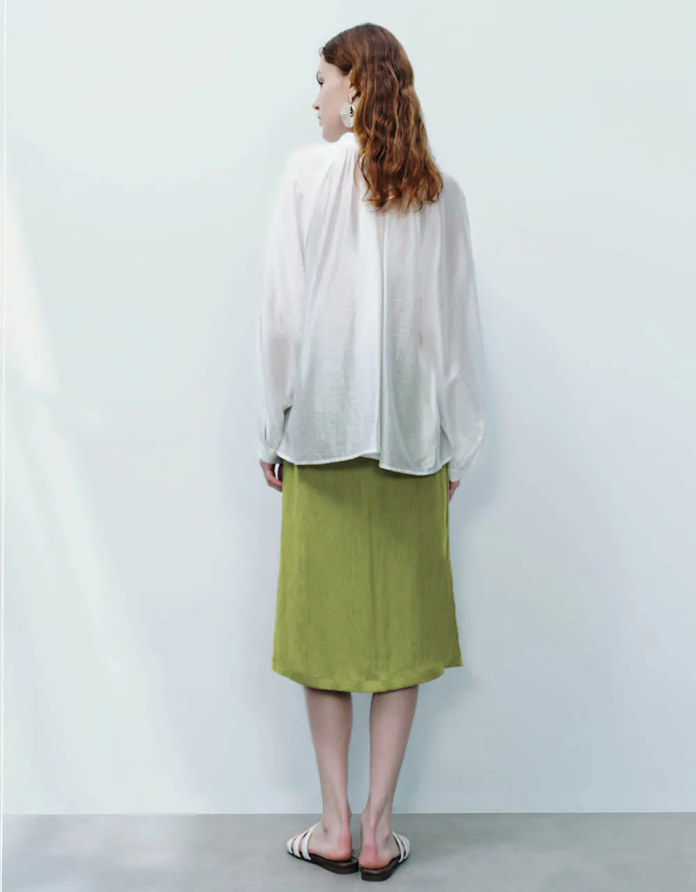 Midi A-Line Skirt sold by Urban Revivo product image thumbnail 5