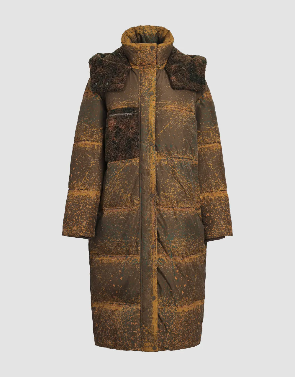 Hooded Loose Padded Coat sold by Urban Revivo product image thumbnail 2