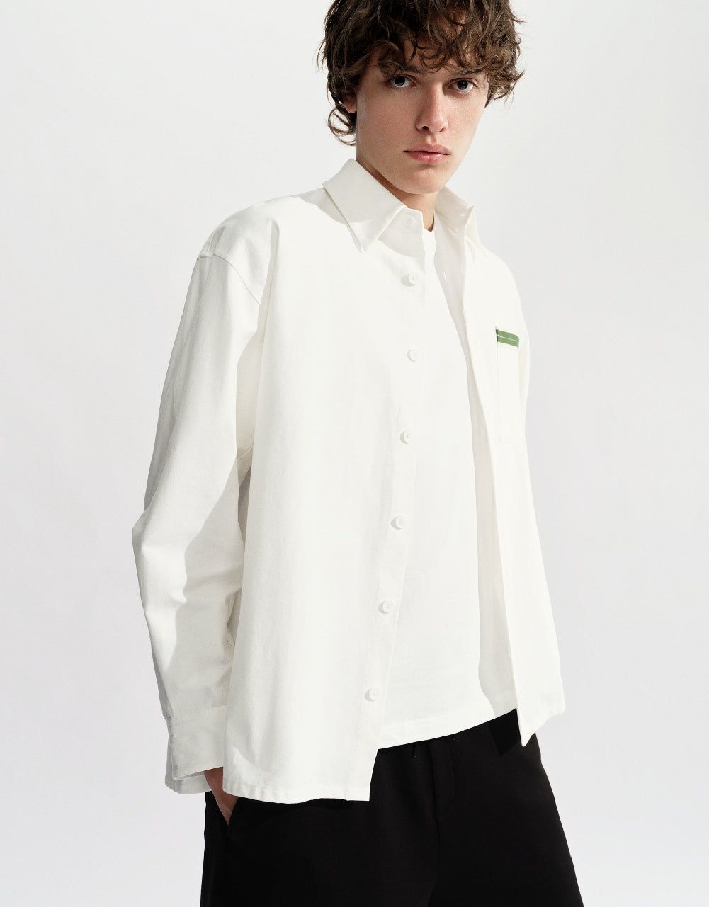Pocket Detail Loose Shirt sold by Urban Revivo product image thumbnail 3