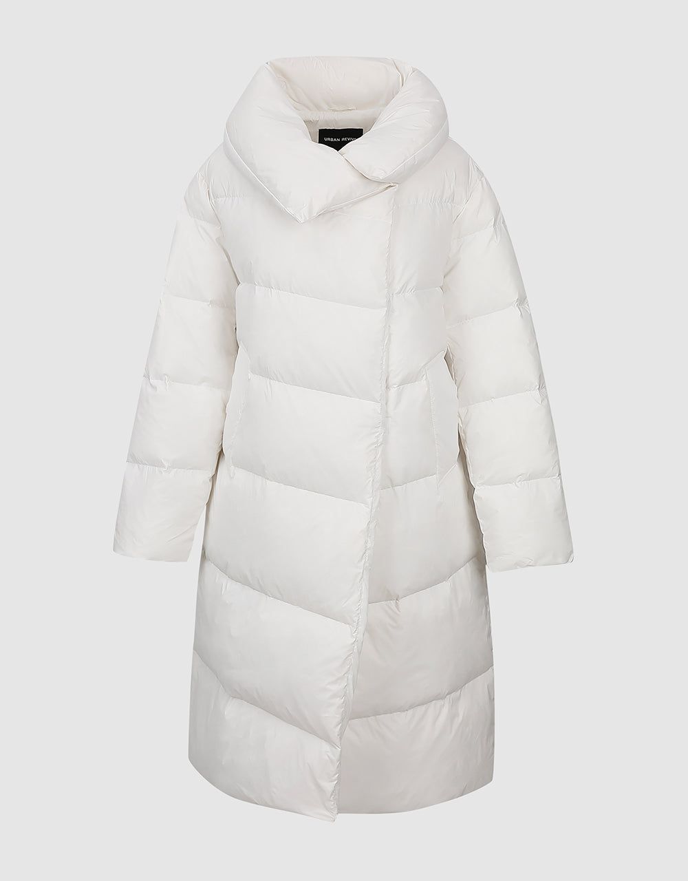 Longline Straight Puffer Jacket sold by Urban Revivo product image thumbnail 2