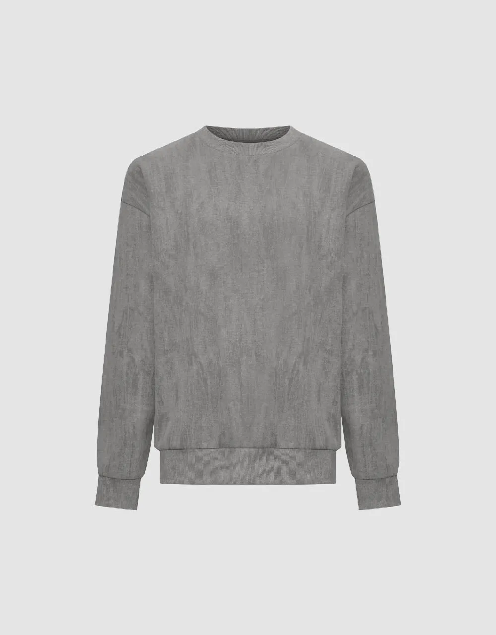 Crew Neck Straight Sweatshirt sold by Urban Revivo product image thumbnail 2