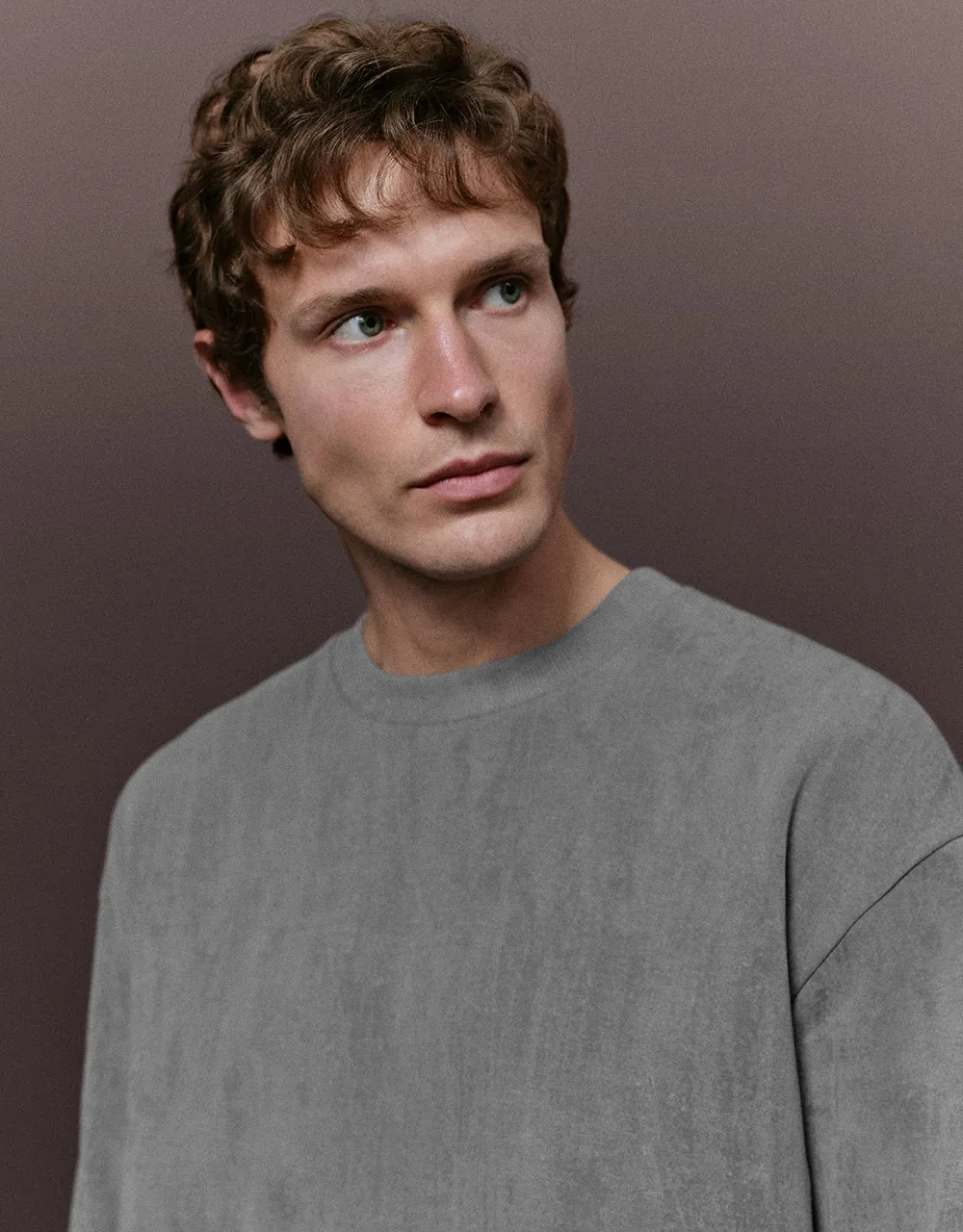 Crew Neck Straight Sweatshirt sold by Urban Revivo product image thumbnail 4