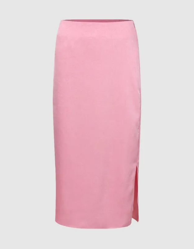 Midi Straight Skirt sold by Urban Revivo