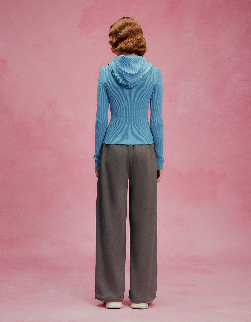 Hooded Knitted Skinny T-Shirt sold by Urban Revivo product image thumbnail 4