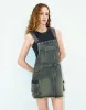 Distressed Raw Hem Denim Dress sold by Urban Revivo