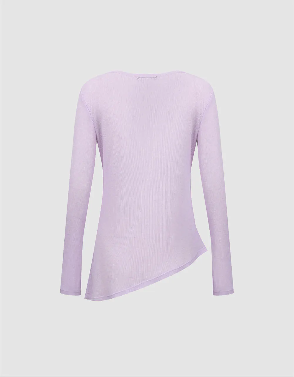 Asymmetric Crew Neck T-Shirt sold by Urban Revivo product image thumbnail 5