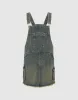 Distressed Raw Hem Denim Dress sold by Urban Revivo