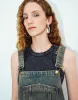 Distressed Raw Hem Denim Dress sold by Urban Revivo