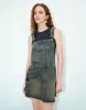 Distressed Raw Hem Denim Dress sold by Urban Revivo
