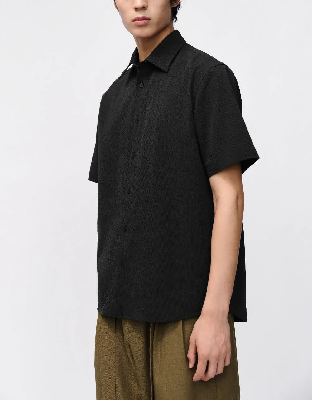 Button Up Loose Shirt sold by Urban Revivo product image thumbnail 3