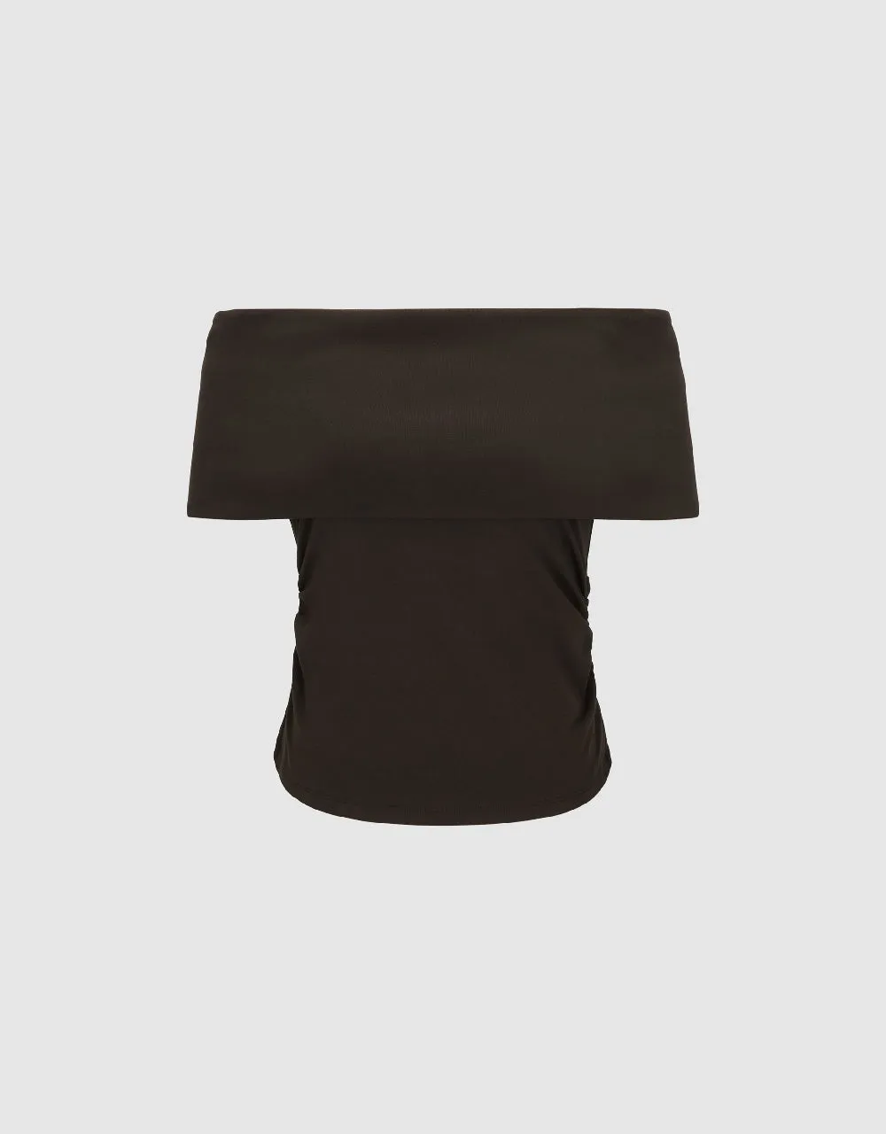 Sleeveless Off-Shoulder Regular T-Shirt sold by Urban Revivo product image thumbnail 2