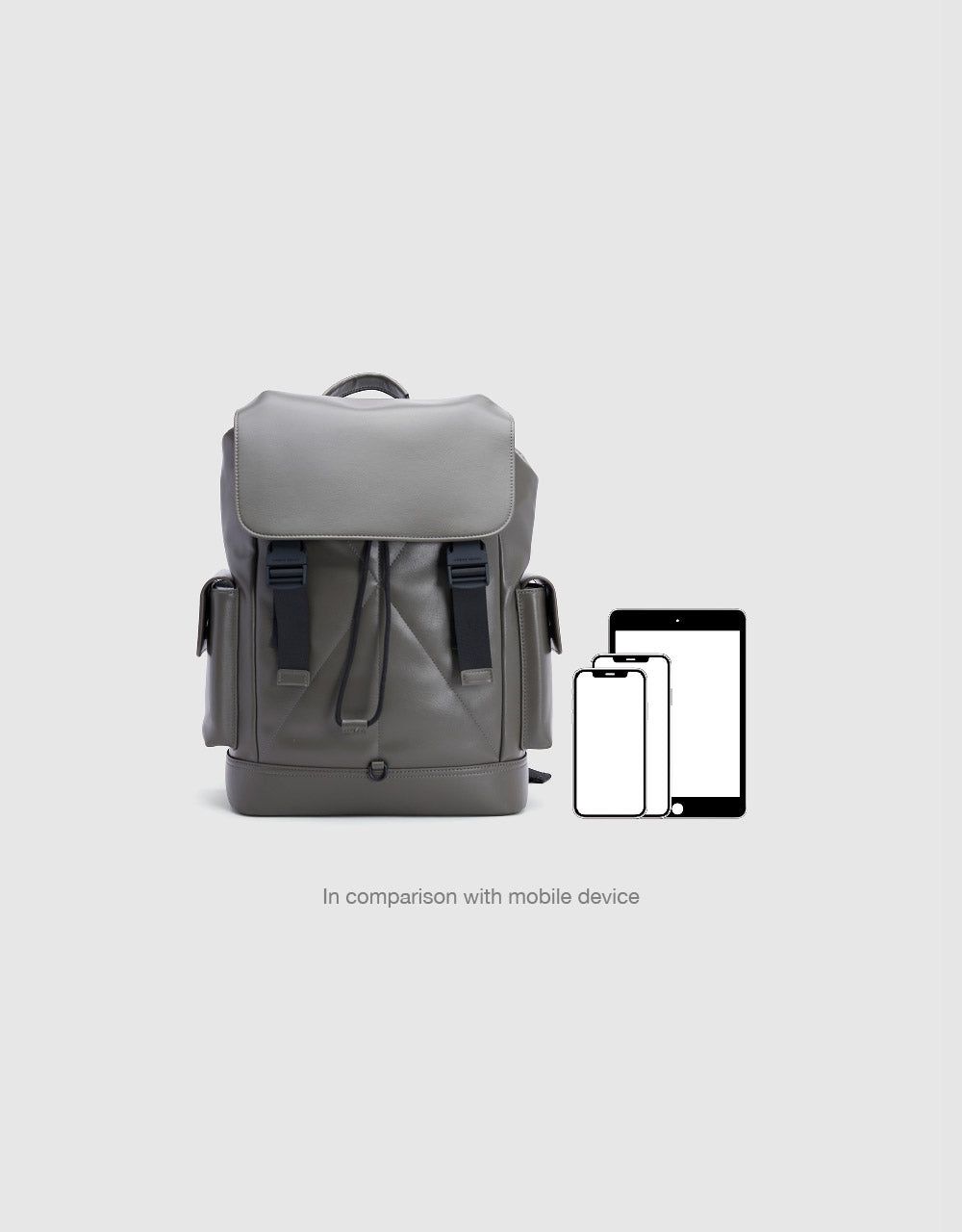 Vegan Leather Backpack sold by Urban Revivo product image thumbnail 3