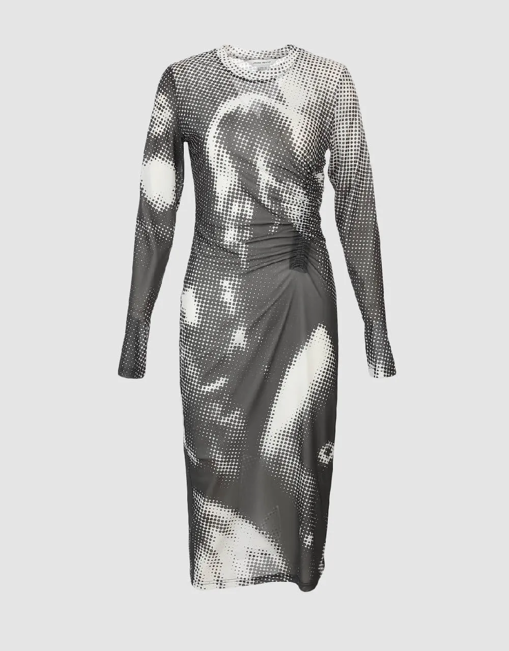 Ruched Printed Midi Dress sold by Urban Revivo product image thumbnail 2