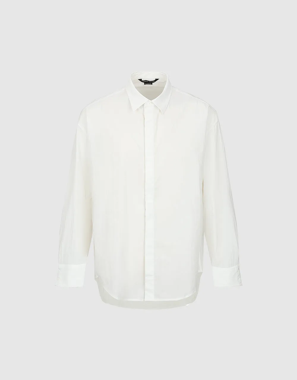 Button Up Oversized Shirt sold by Urban Revivo product image thumbnail 3