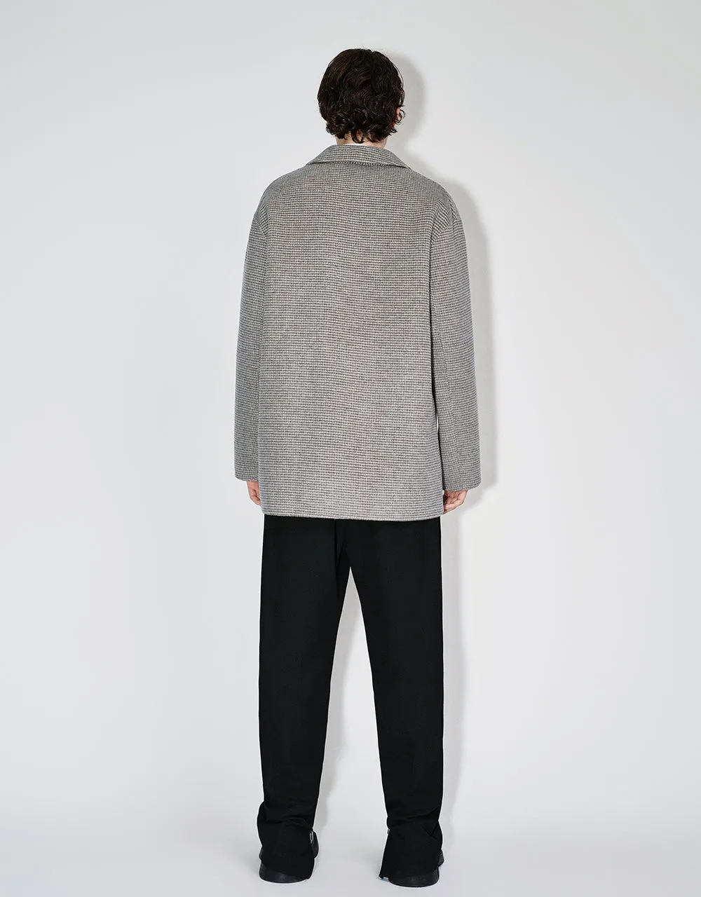 Notch Lapel Woolen Coat sold by Urban Revivo product image thumbnail 4