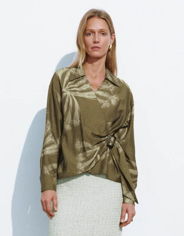 Printed Wrapped Balloon Shirt sold by Urban Revivo