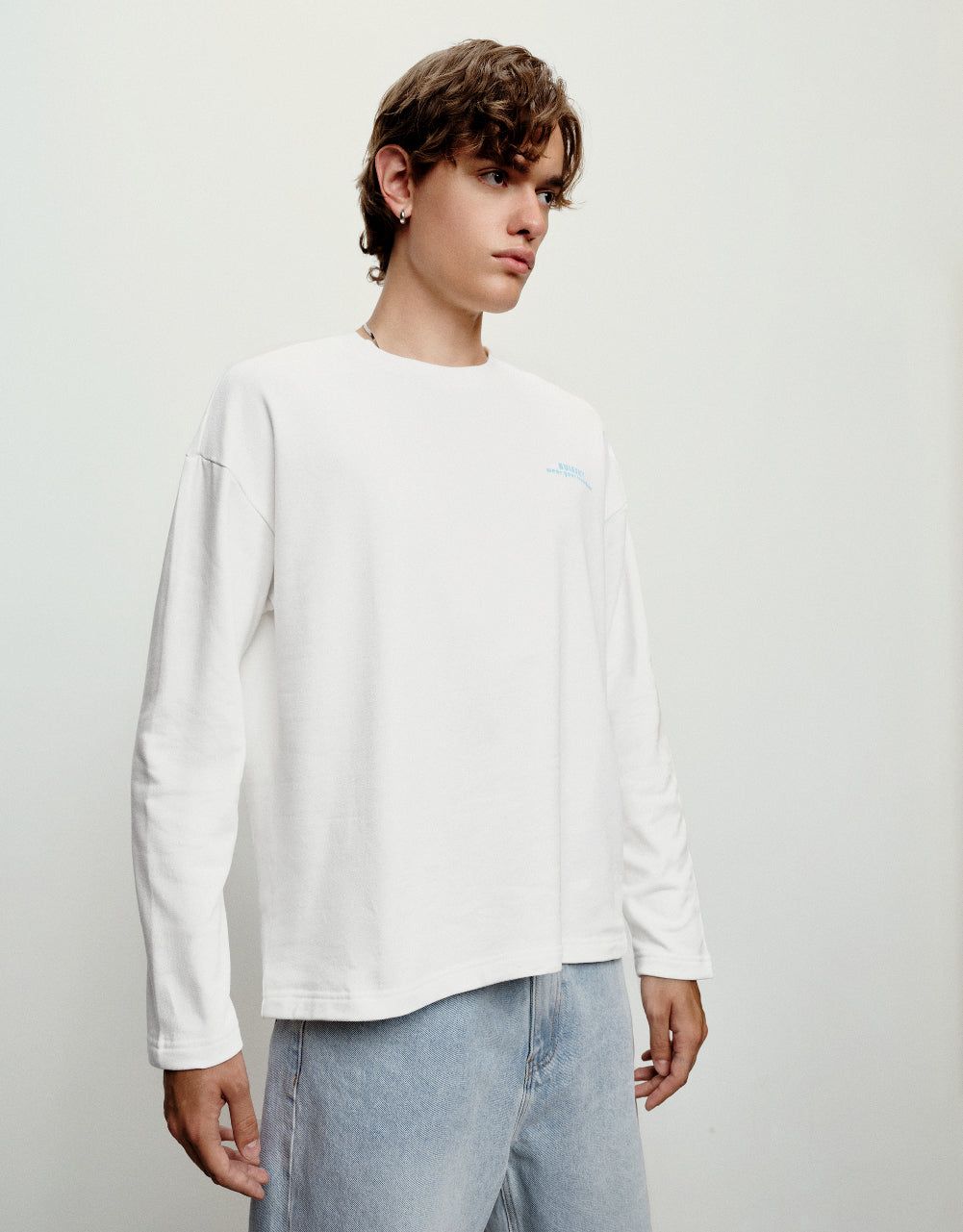 Letter Printed Crew Neck T-Shirt sold by Urban Revivo product image thumbnail 3