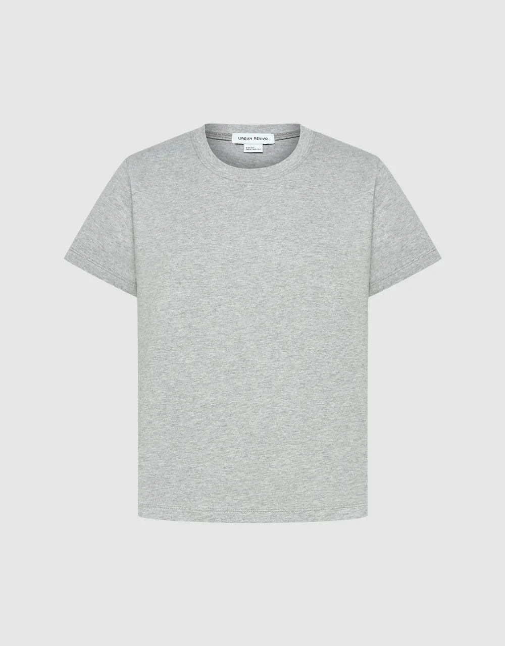 Crew Neck T-Shirt sold by Urban Revivo product image thumbnail 2