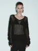 Crew Neck Loose Knitted T-Shirt sold by Urban Revivo