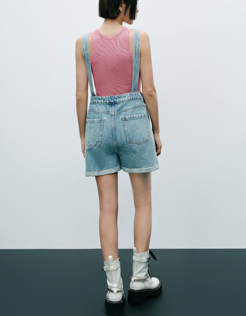 Short Denim Overalls sold by Urban Revivo product image thumbnail 4