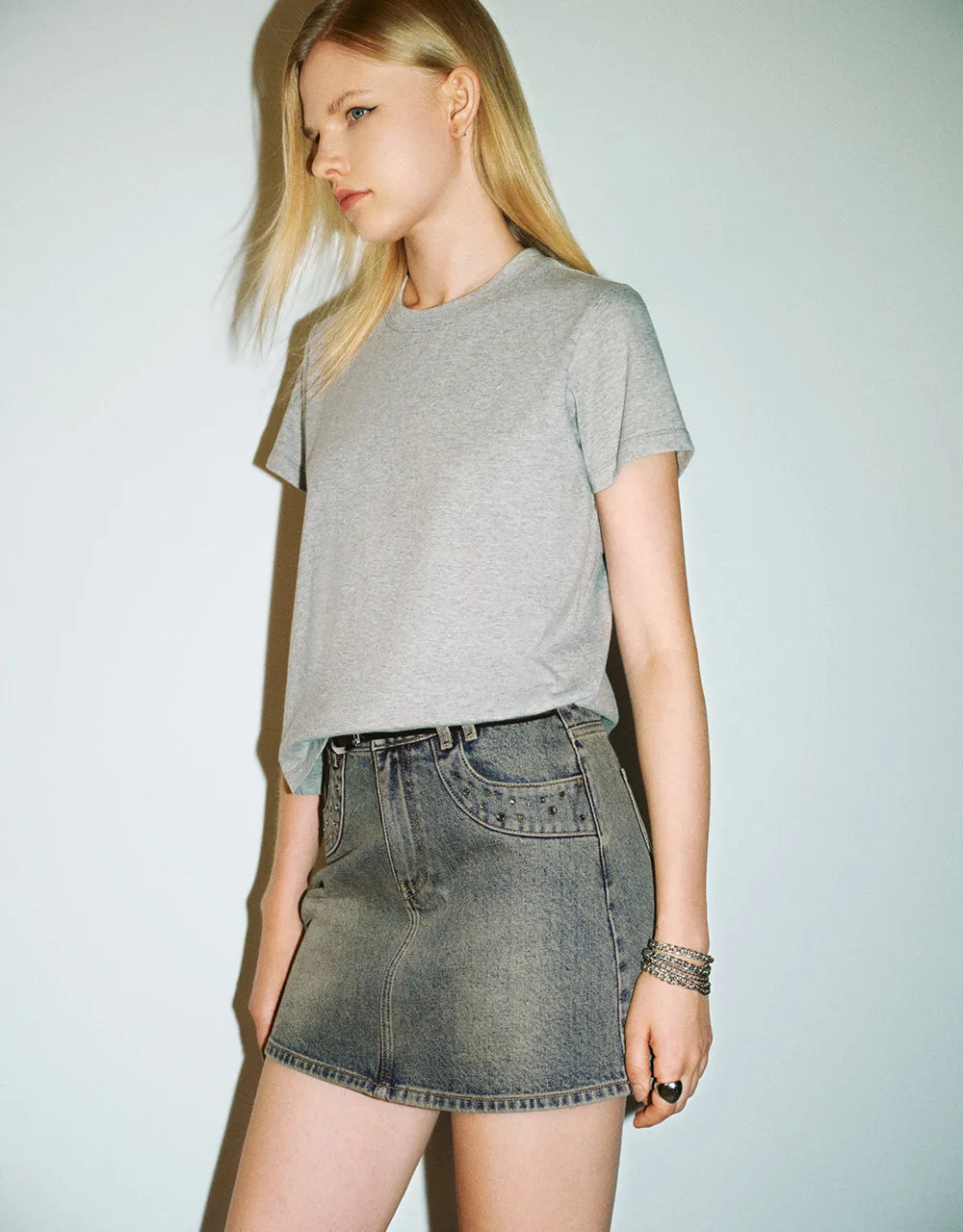 Crew Neck T-Shirt sold by Urban Revivo product image thumbnail 3