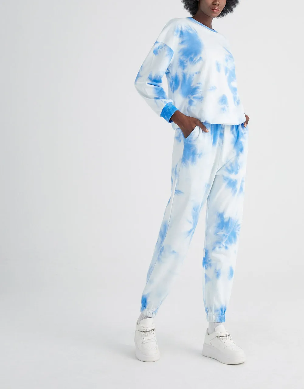 Tie Dye Drop Shoulder Sweatshirt sold by Urban Revivo product image thumbnail 5