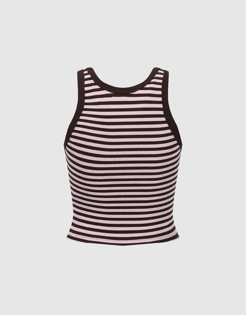 Striped Crew Neck Tank Top sold by Urban Revivo product image thumbnail 5