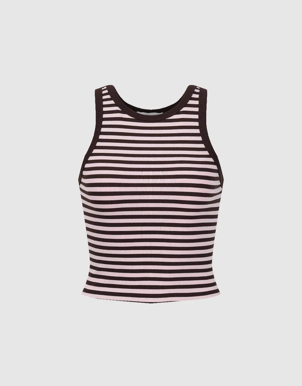 Striped Crew Neck Tank Top sold by Urban Revivo product image thumbnail 2