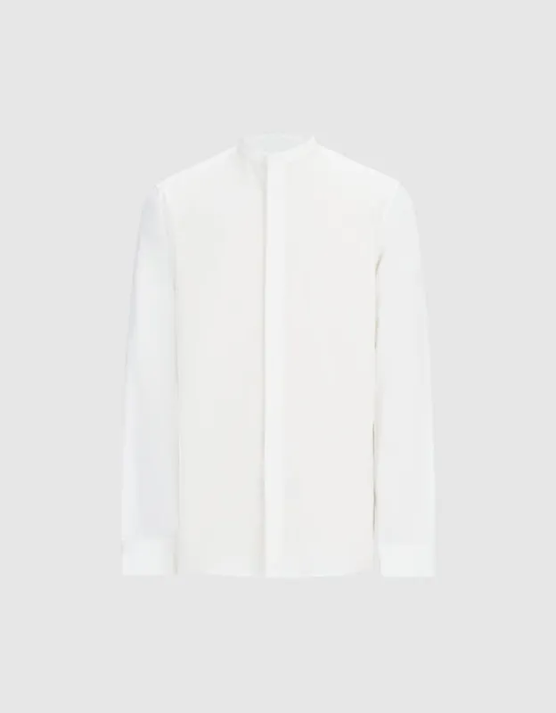 Crew Neck Straight Shirt made by Urban Revivo