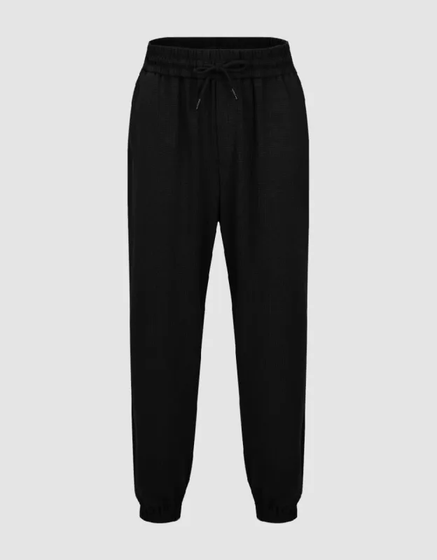 Elastic Waist Knitted Jogger Pants sold by Urban Revivo