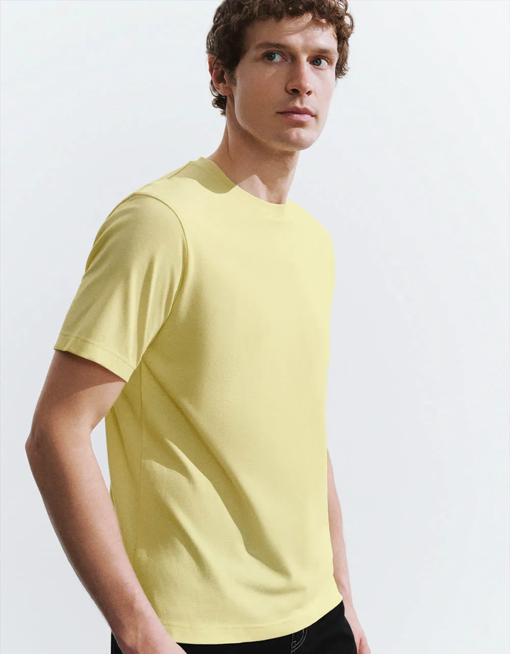 Crew Neck Knitted T-Shirt sold by Urban Revivo product image thumbnail 3