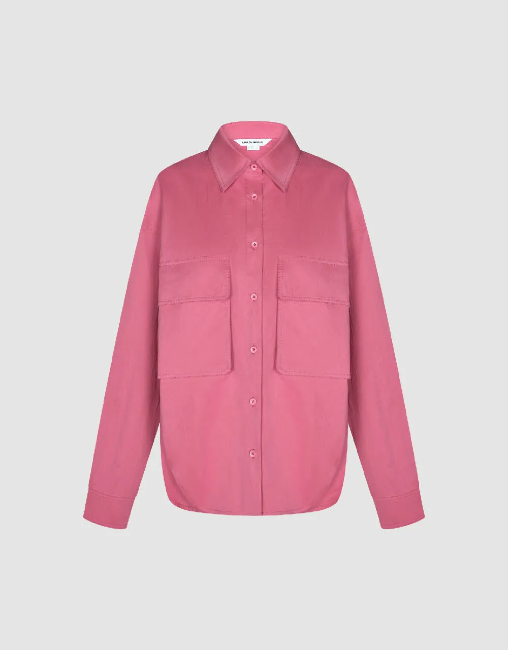 Button Up Loose Shirt With Flap Pockets sold by Urban Revivo product image thumbnail 2