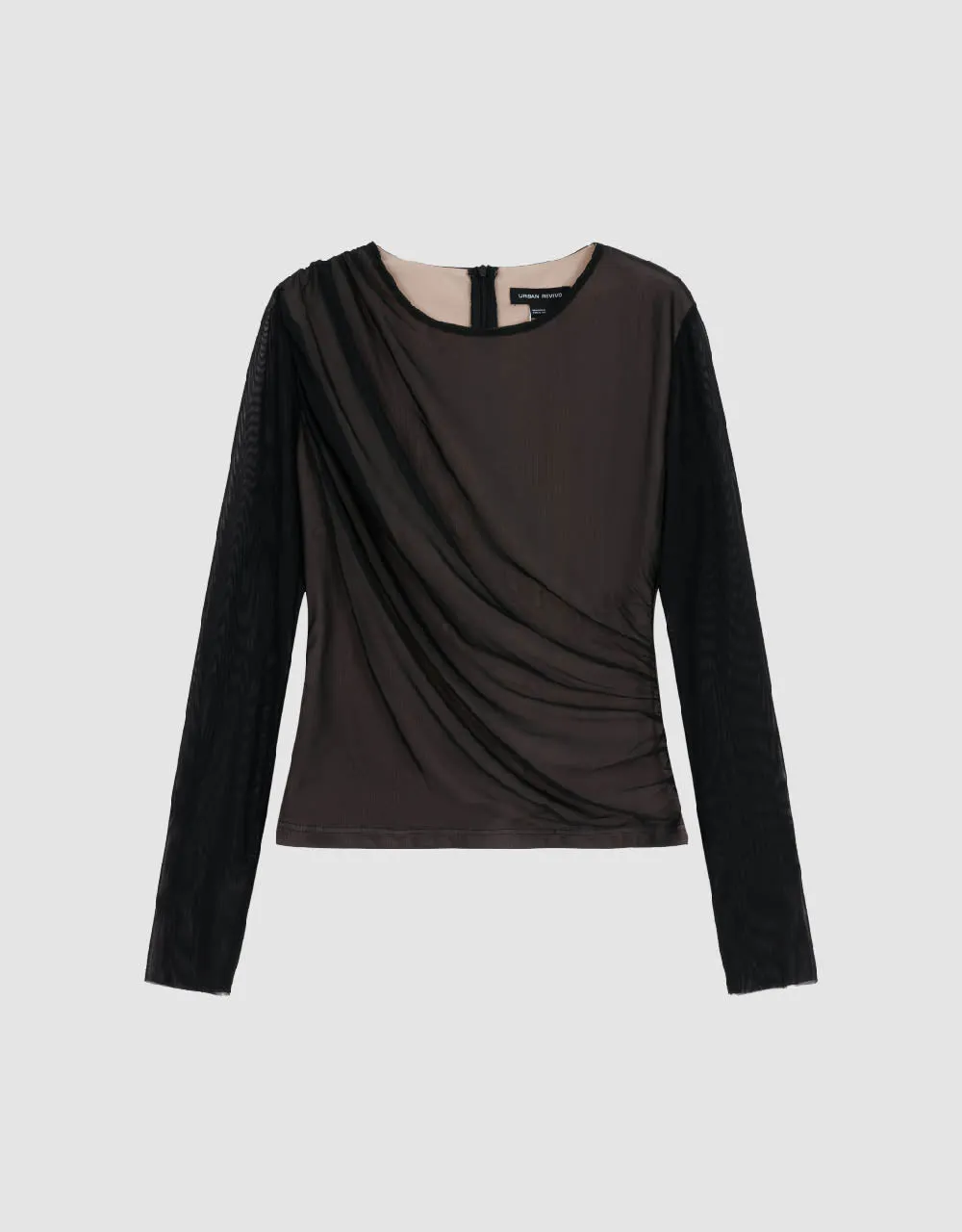 Crew Neck Skinny T-Shirt sold by Urban Revivo product image thumbnail 2