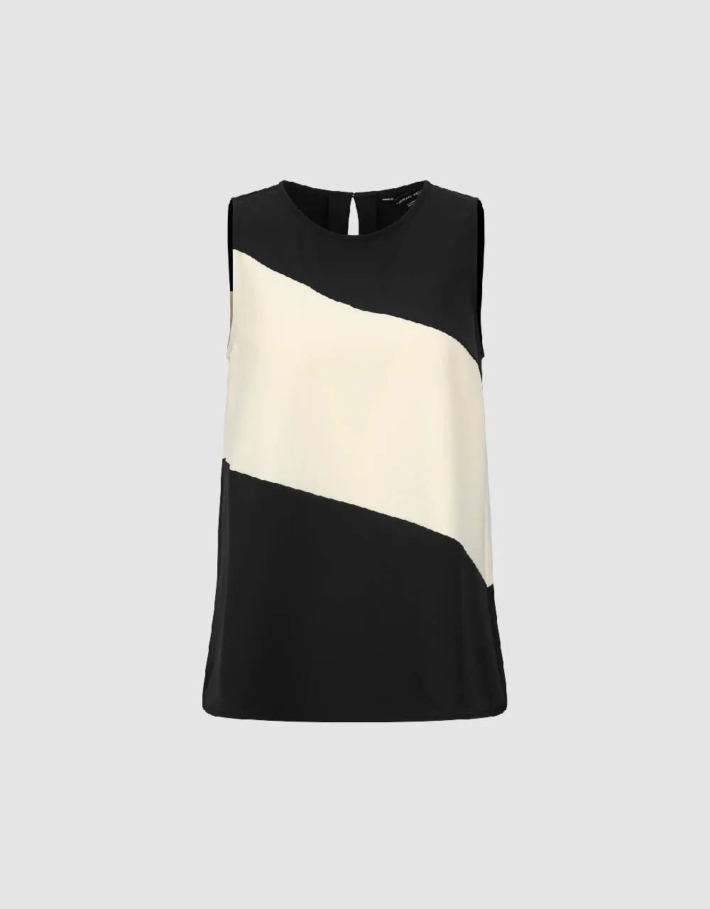 Striped Crew Neck Knitted Tank Top sold by Urban Revivo product image thumbnail 2