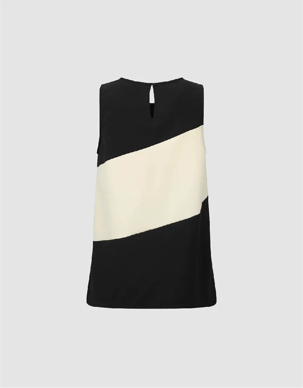 Striped Crew Neck Knitted Tank Top sold by Urban Revivo product image thumbnail 5
