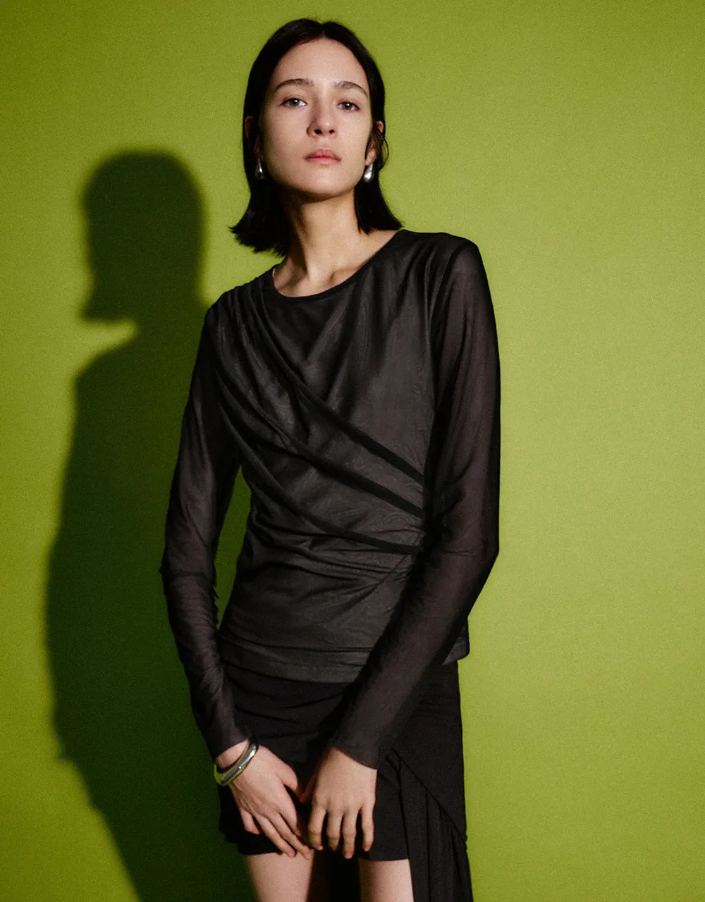 Crew Neck Skinny T-Shirt sold by Urban Revivo