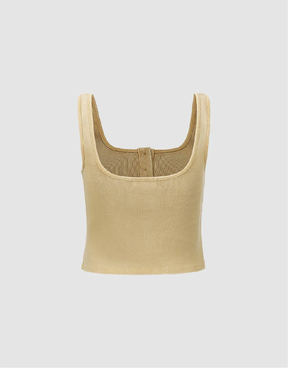 U Neck Knitted Tank Top sold by Urban Revivo product image thumbnail 5