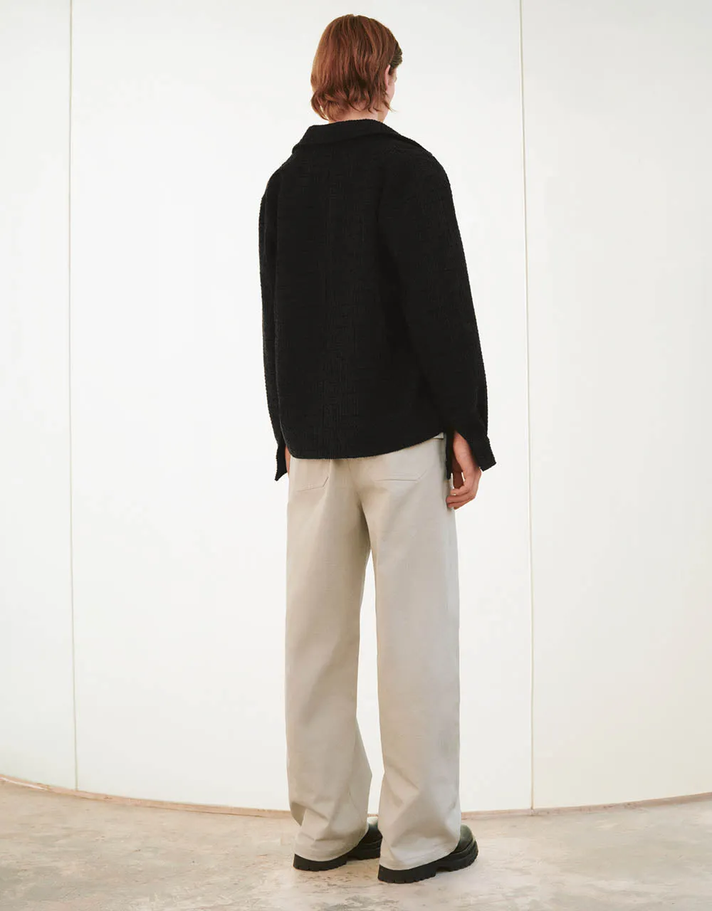 Loose Straight Woolen Jacket sold by Urban Revivo product image thumbnail 5