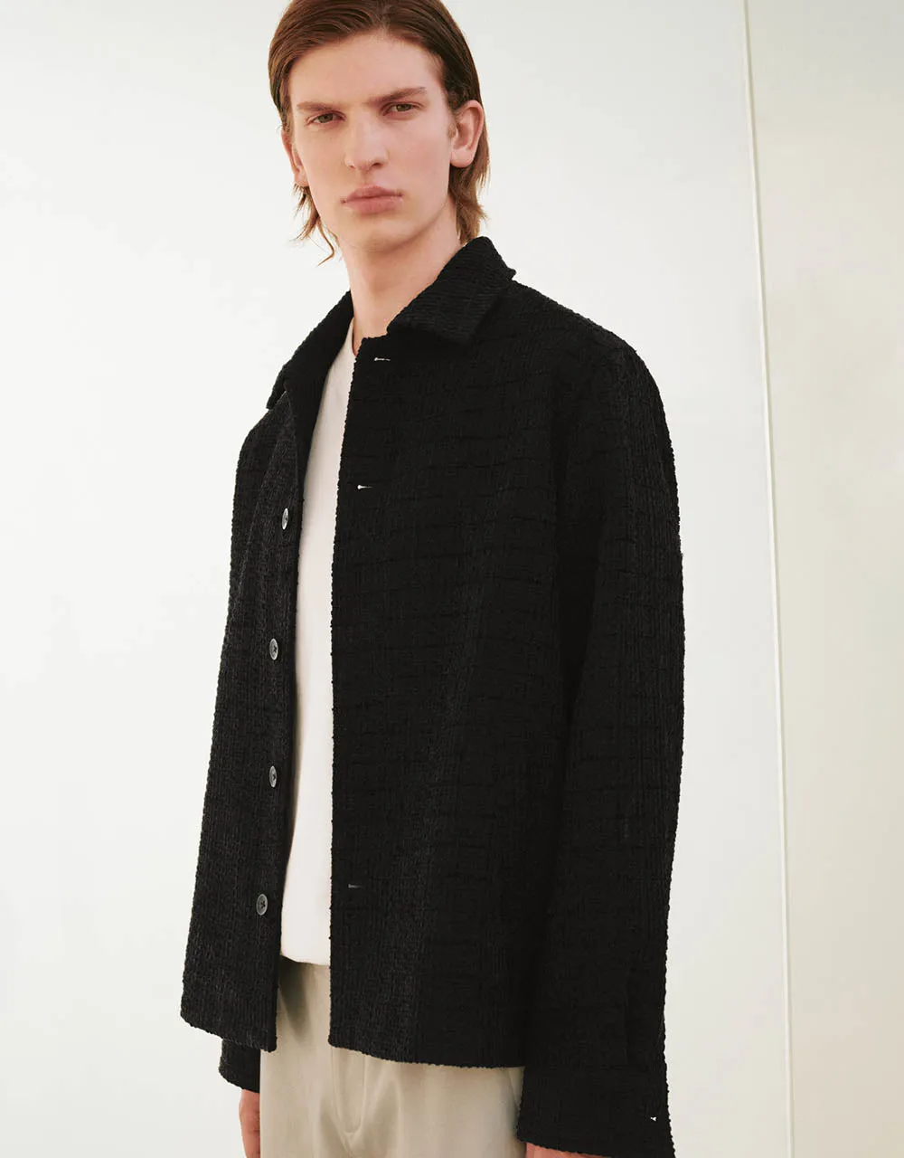 Loose Straight Woolen Jacket sold by Urban Revivo product image thumbnail 3
